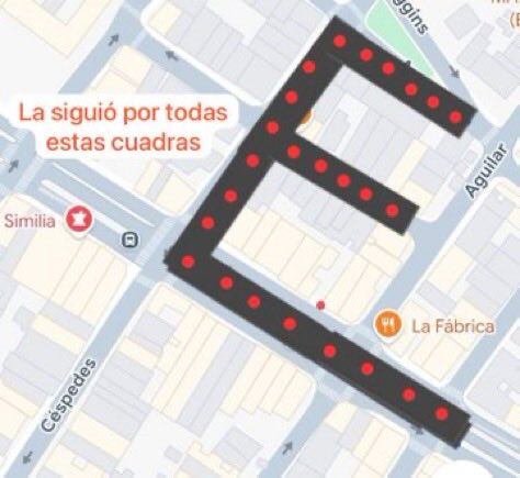 “No pude salir más”: la denuncia de una influencer que fue perseguida por un hombre con un objeto punzante en Belgrano
