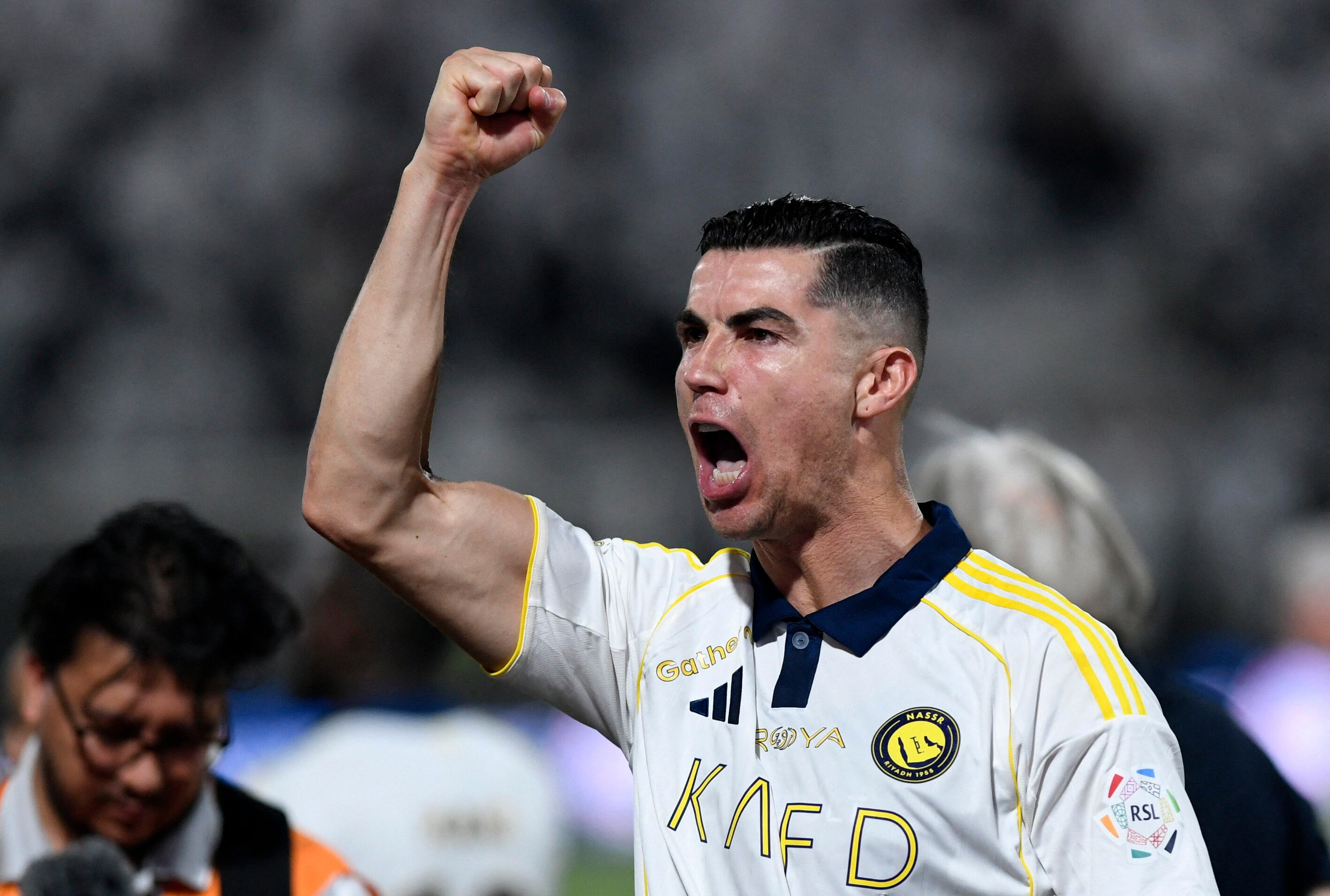 Cristiano Ronaldo anotó su gol 100 en Arabia Saudita y se acerca a los 1.000 de su carrera (REUTERS/Stringer)