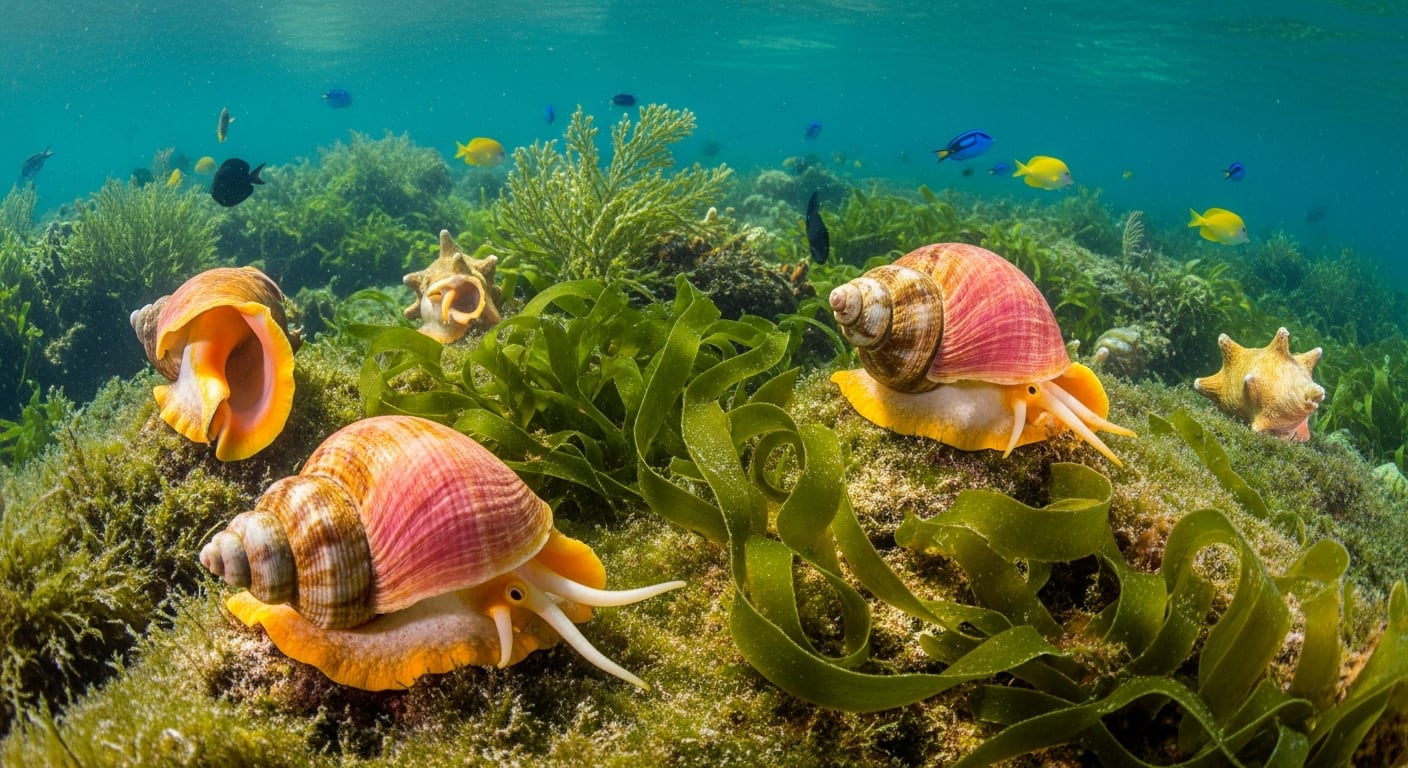 Panamá prohíbe por 10 años la captura de caracoles marinos ante el colapso de sus poblaciones