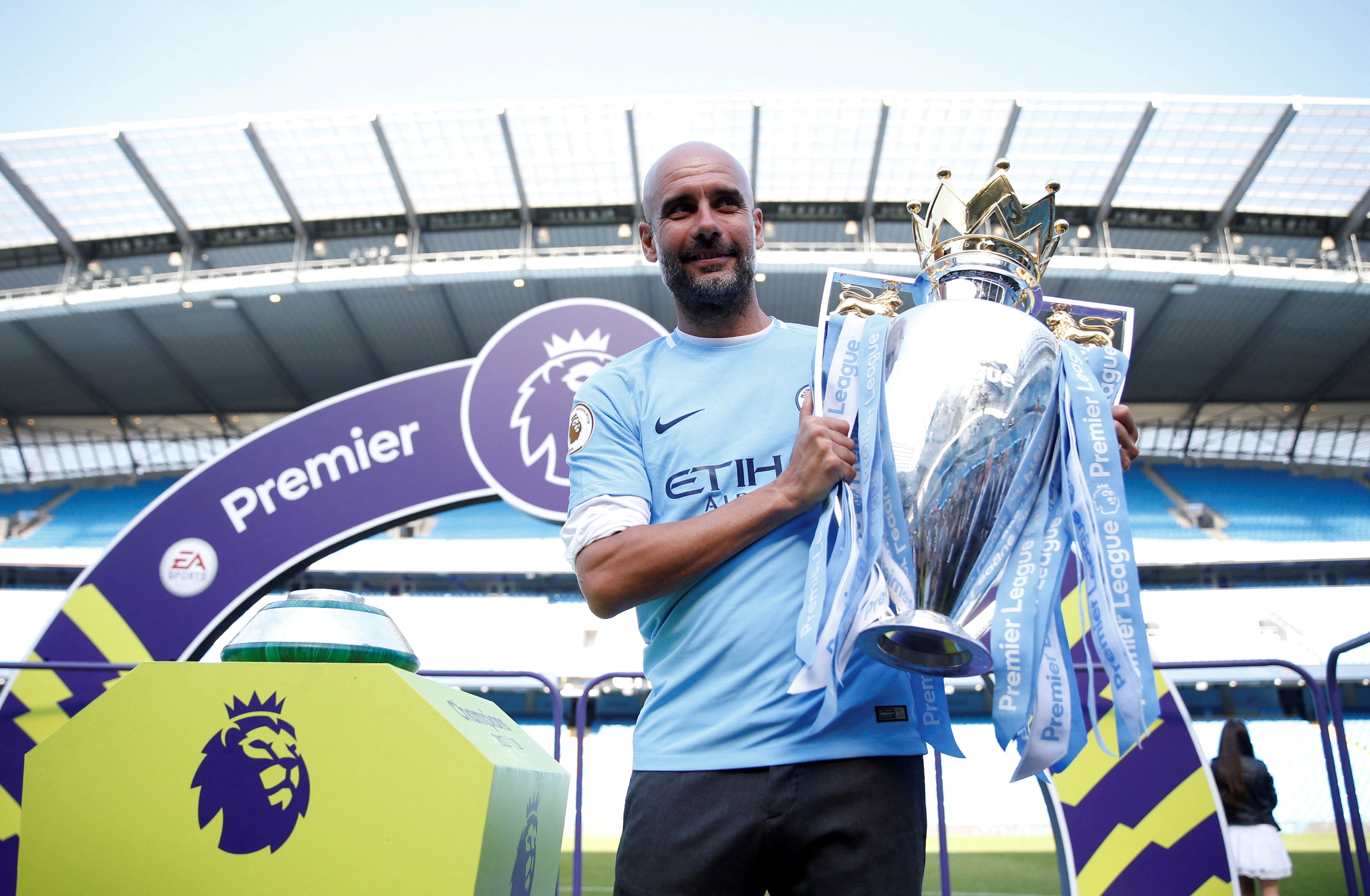 Pep Guardiola dejará el Manchester City tras 10 temporadas (Reuters/Carl Recine)