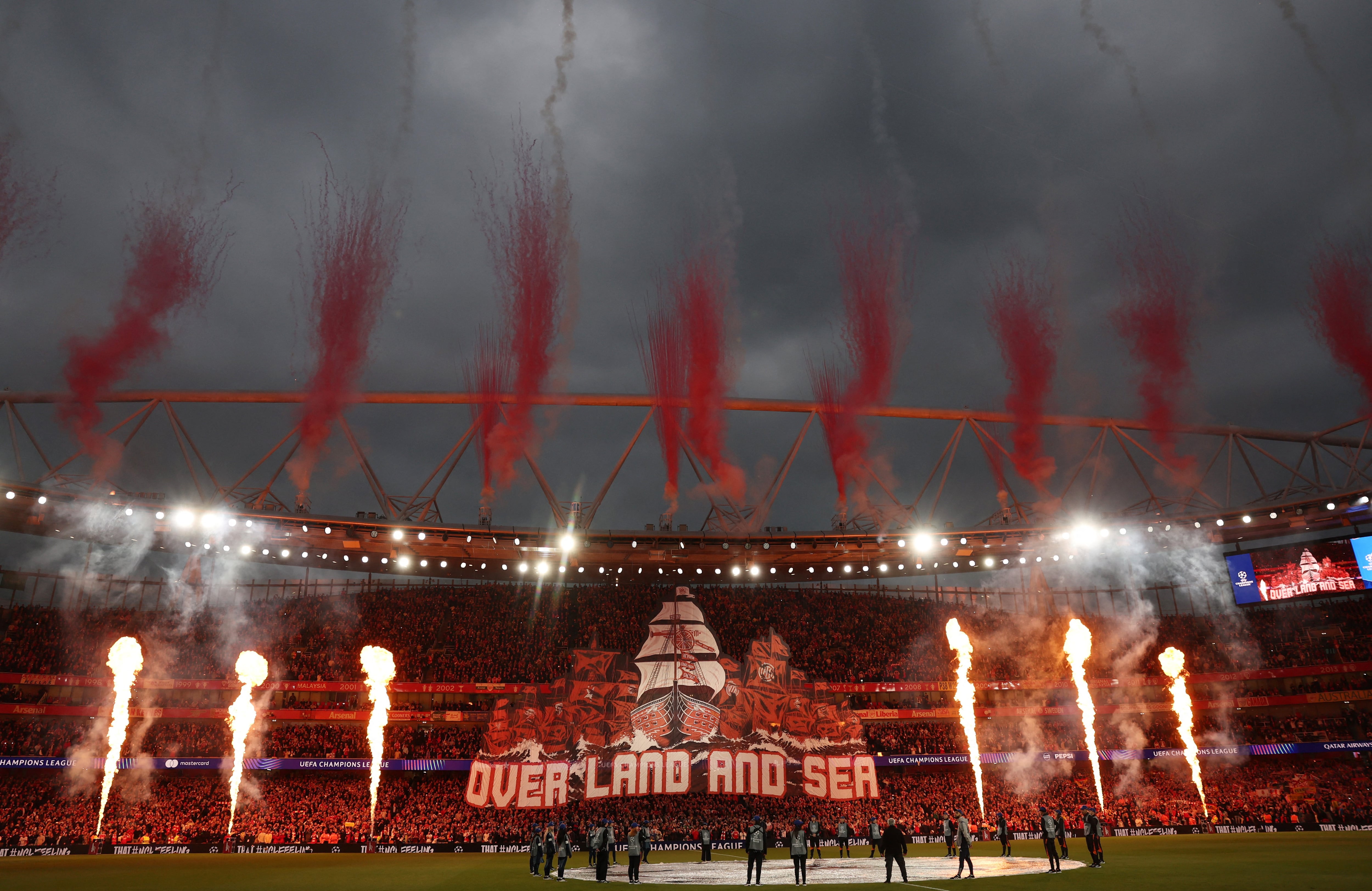 Mikel Arteta agradeció la energía y el apoyo incondicional de la afición, calificando la semifinal como una noche ‘increíble e irrepetible’ para el club (Action Images via Reuters/Paul Childs)