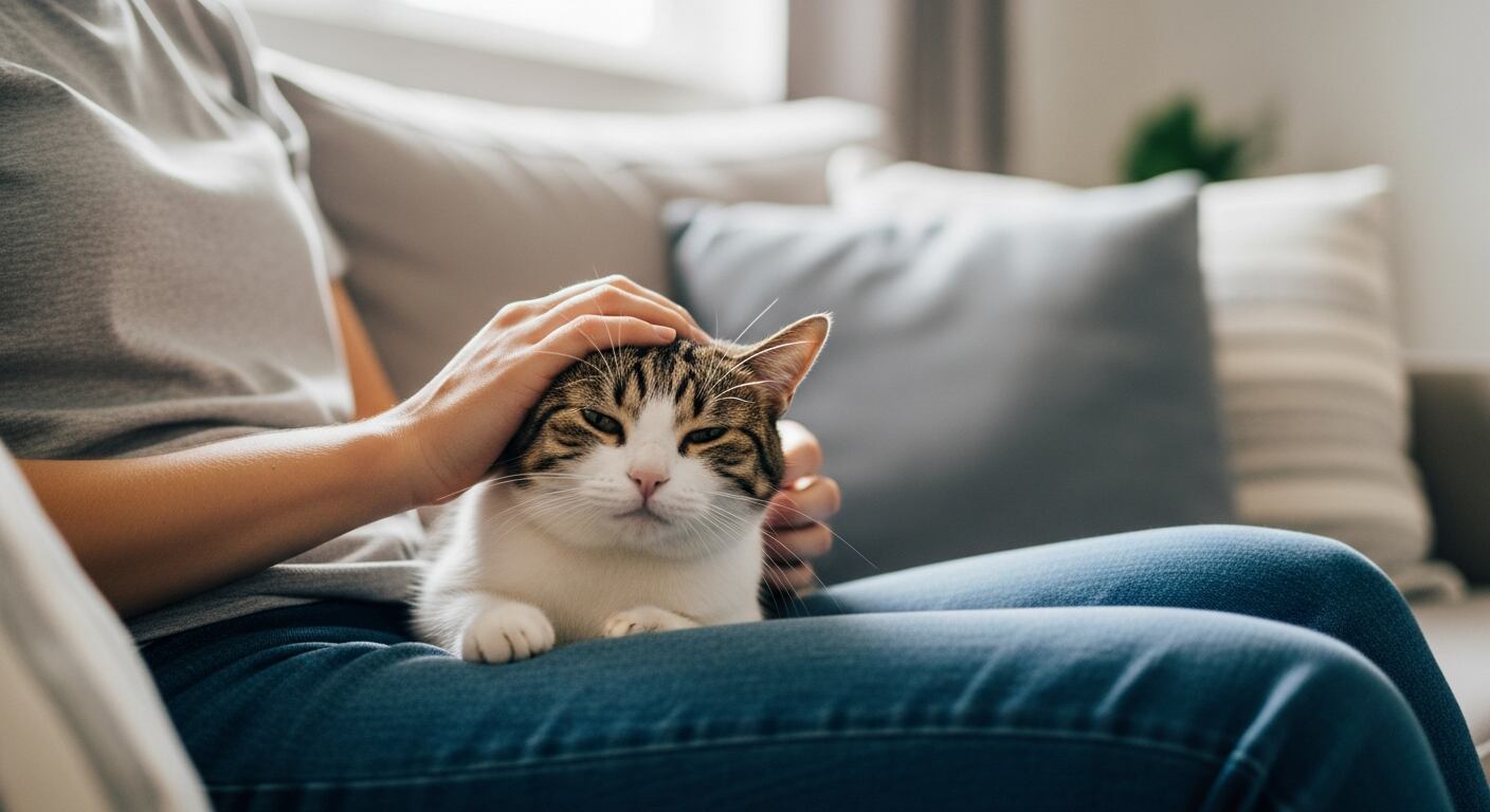 Diversos estudios científicos asocian el hábito de acariciar gatos con una reducción significativa del estrés (Imagen Ilustrativa Infobae)