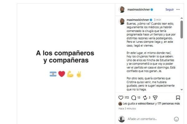 Qué es el cistoadenoma parotídeo bilateral, el tumor benigno por el que operaron a Máximo Kirchner