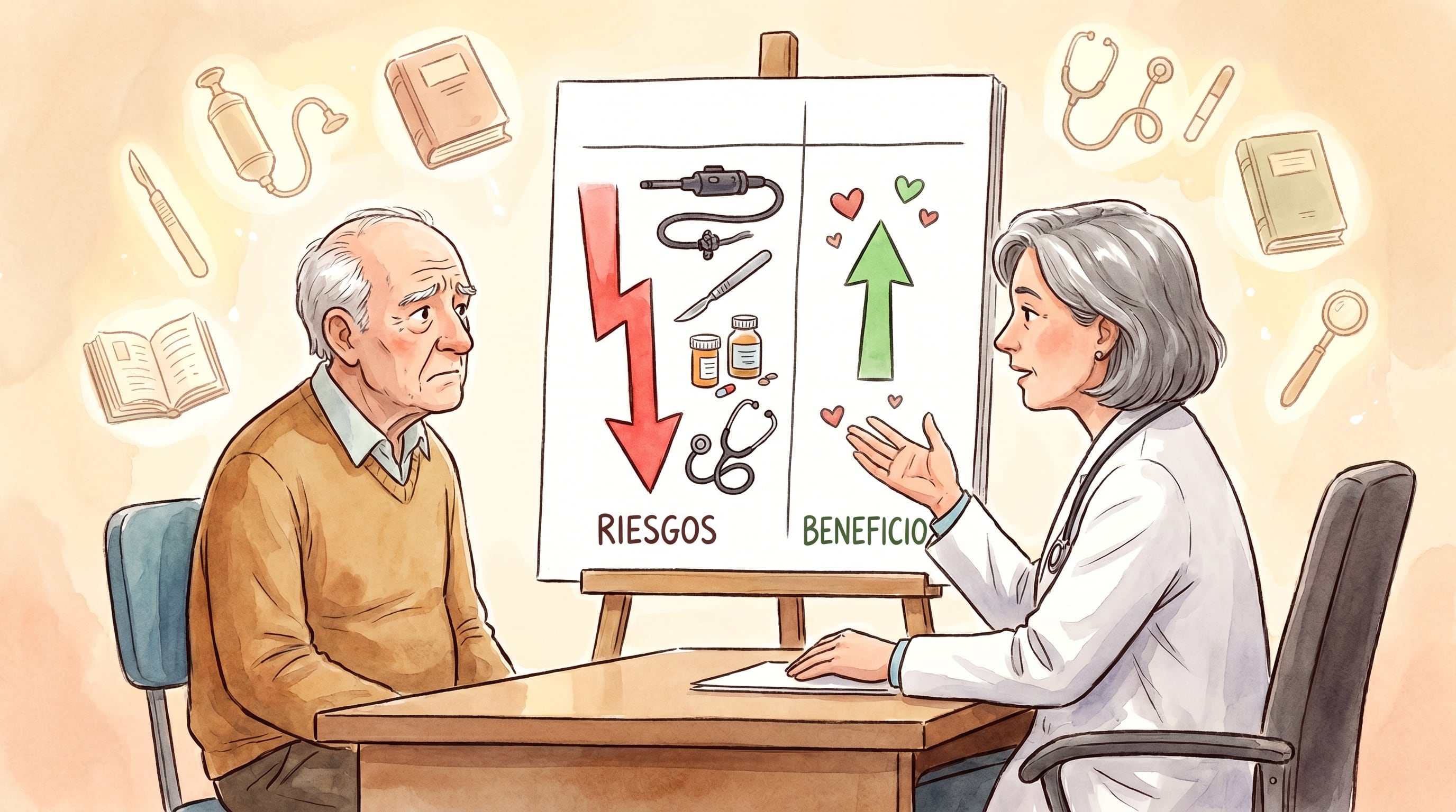 La tendencia mundial apunta a limitar intervenciones médicas innecesarias en adultos mayores para mejorar la calidad de vida y reducir complicaciones (Imagen Ilustrativa Infobae)