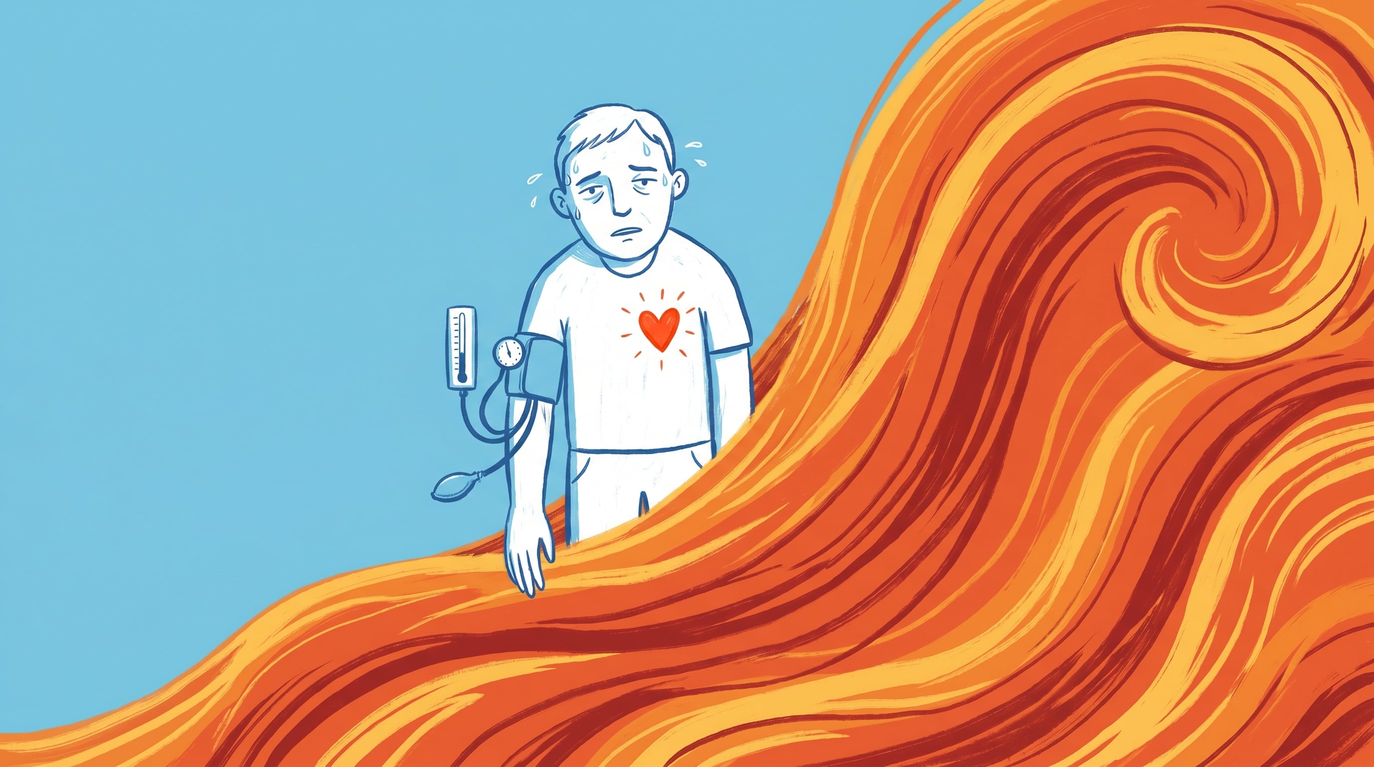 La respuesta fisiológica del estrés, activada por adrenalina y cortisol, altera la frecuencia cardiaca, la presión arterial y los niveles de glucosa en sangre (Imagen Ilustrativa Infobae)