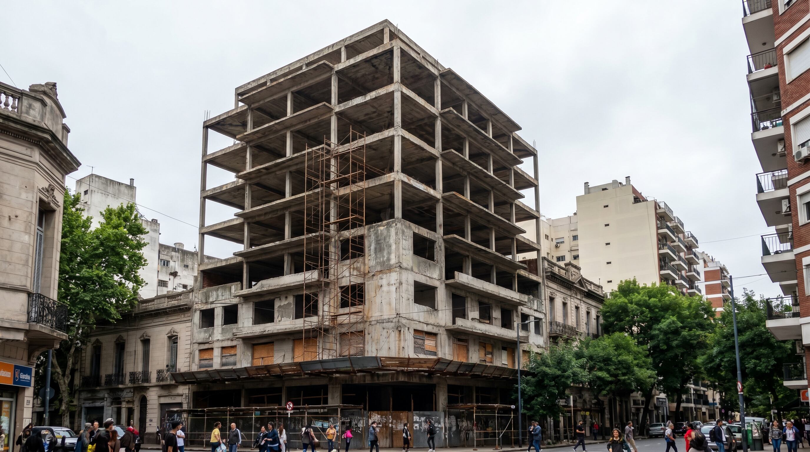 La reutilización de estructuras abandonadas es una propuesta clave para abordar la escasez de vivienda asequible en Buenos Aires (Imagen Ilustrativa Infobae)