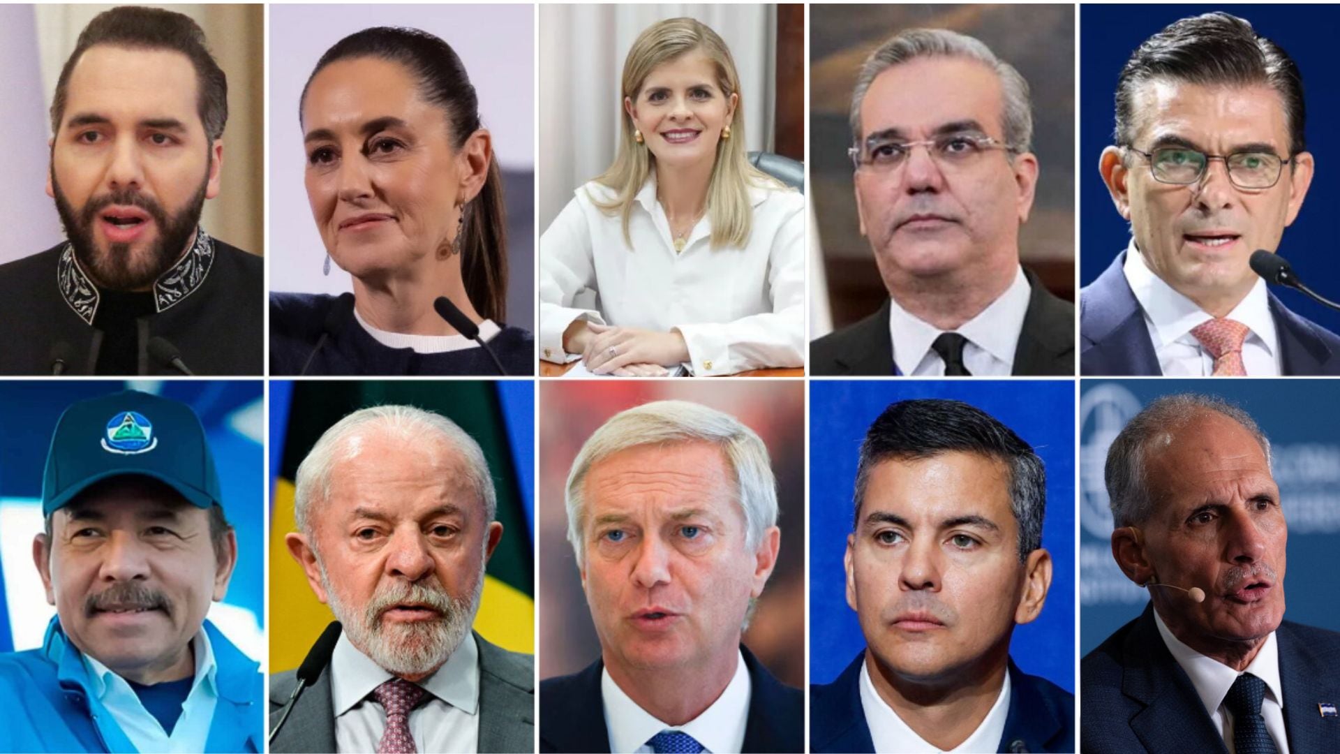 Los 10 presidentes más populares de América Latina en mayo de 2026