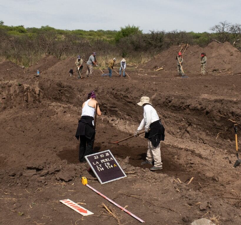 Investigaciones en La Perla (Fuente: EAAF)