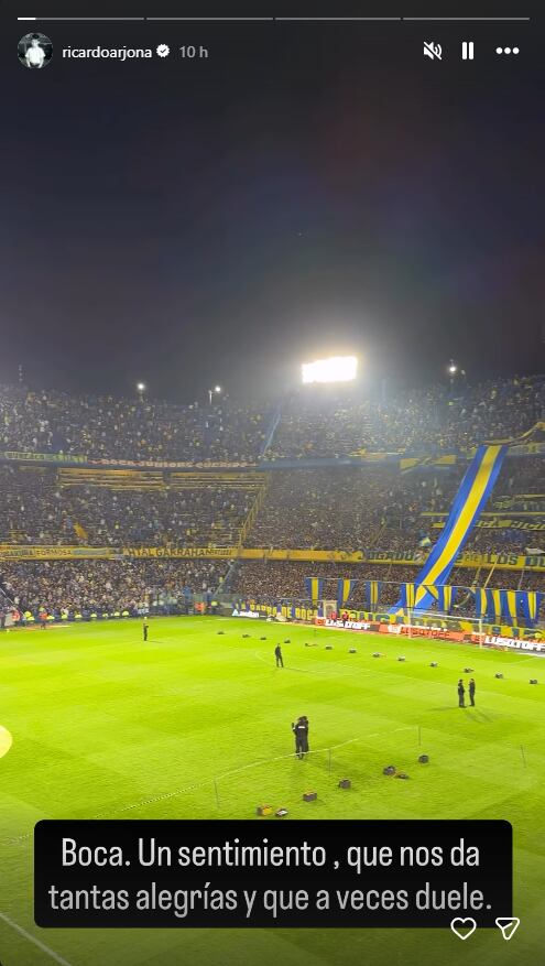 El cantautor guatemalteco se mostró dolido por la eliminación de Boca Juniors del Torneo Apertura tras caer 3 a 2 ante Huracán