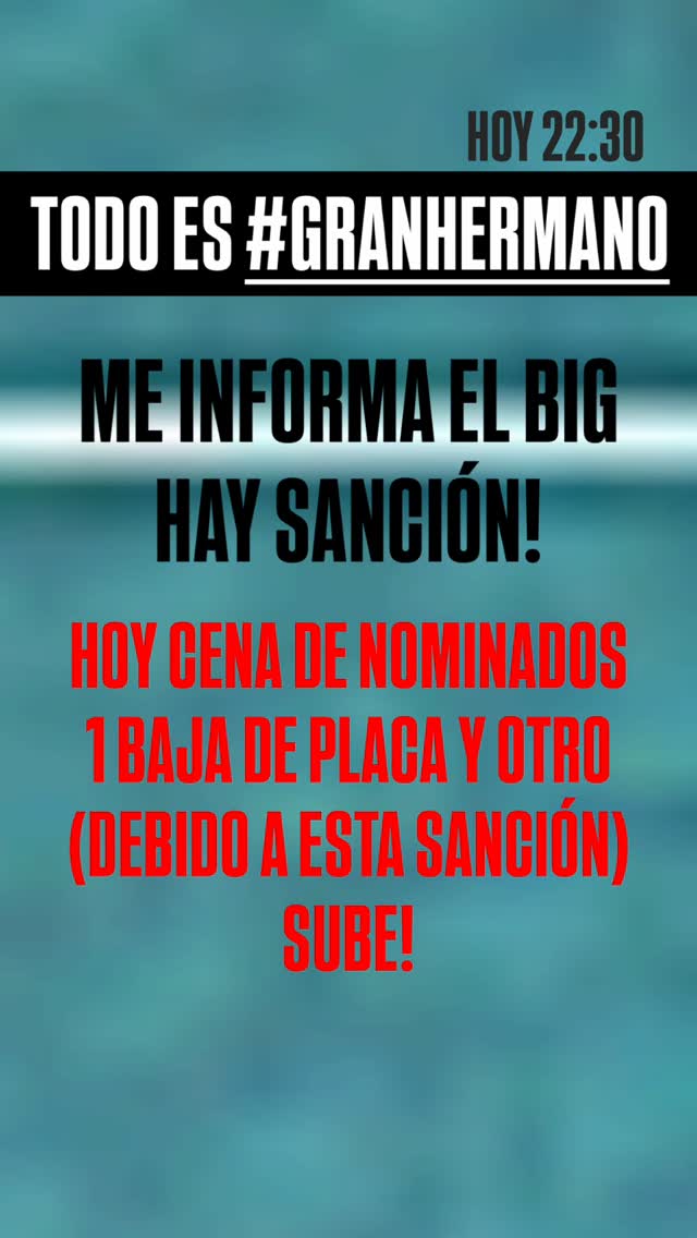 Santiago del Moro anunció un contundente castigo contra uno de los participantes de Gran Hermano: “Hay sanción”