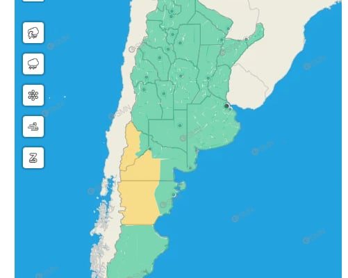 Se espera un domingo frío en el AMBA y siguen las alertas por fuertes vientos en cuatro provincias