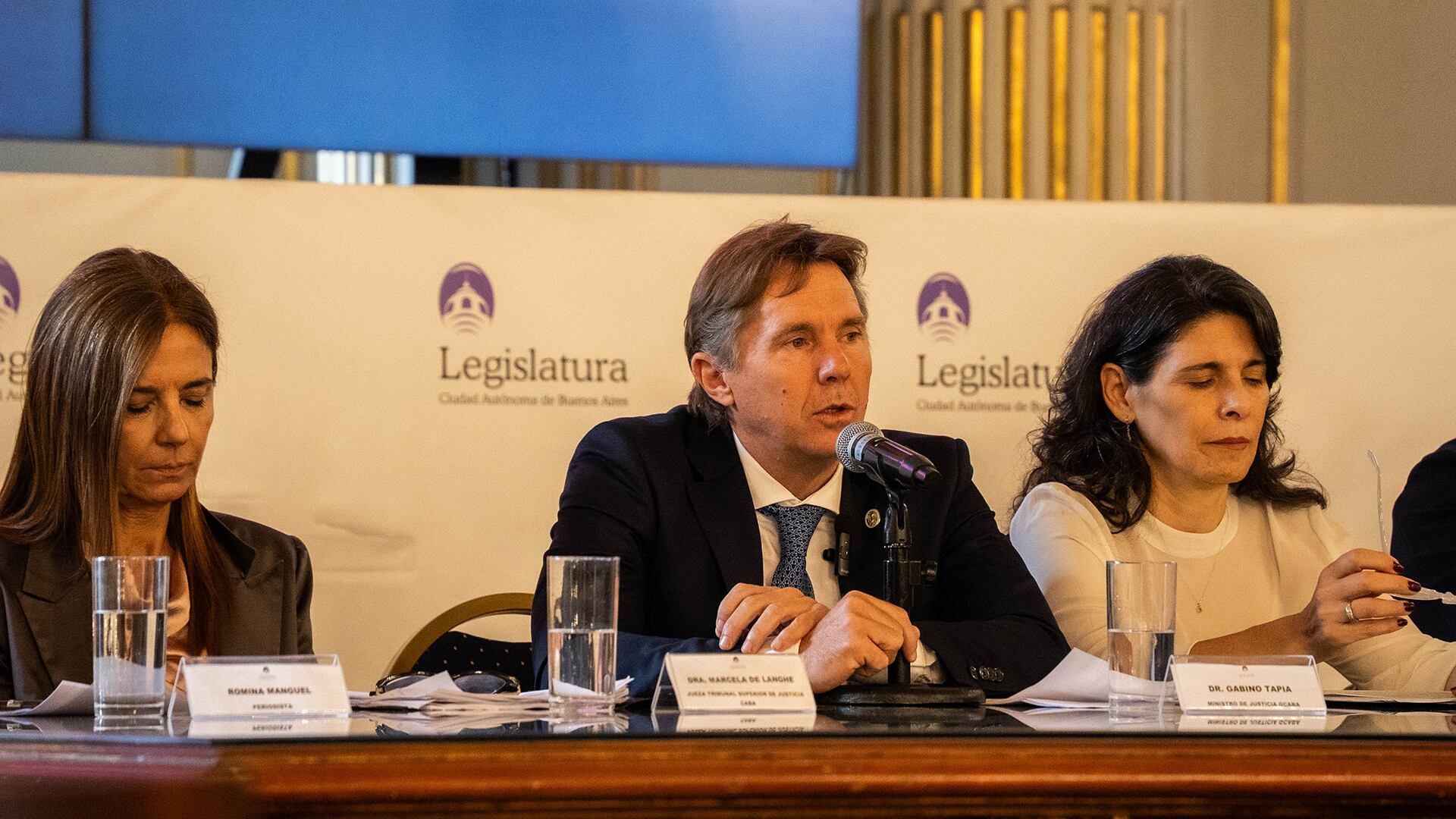 Marcela De Langhe, Gabino Tapia y Alejandra García participaron del primer encuentro de las 