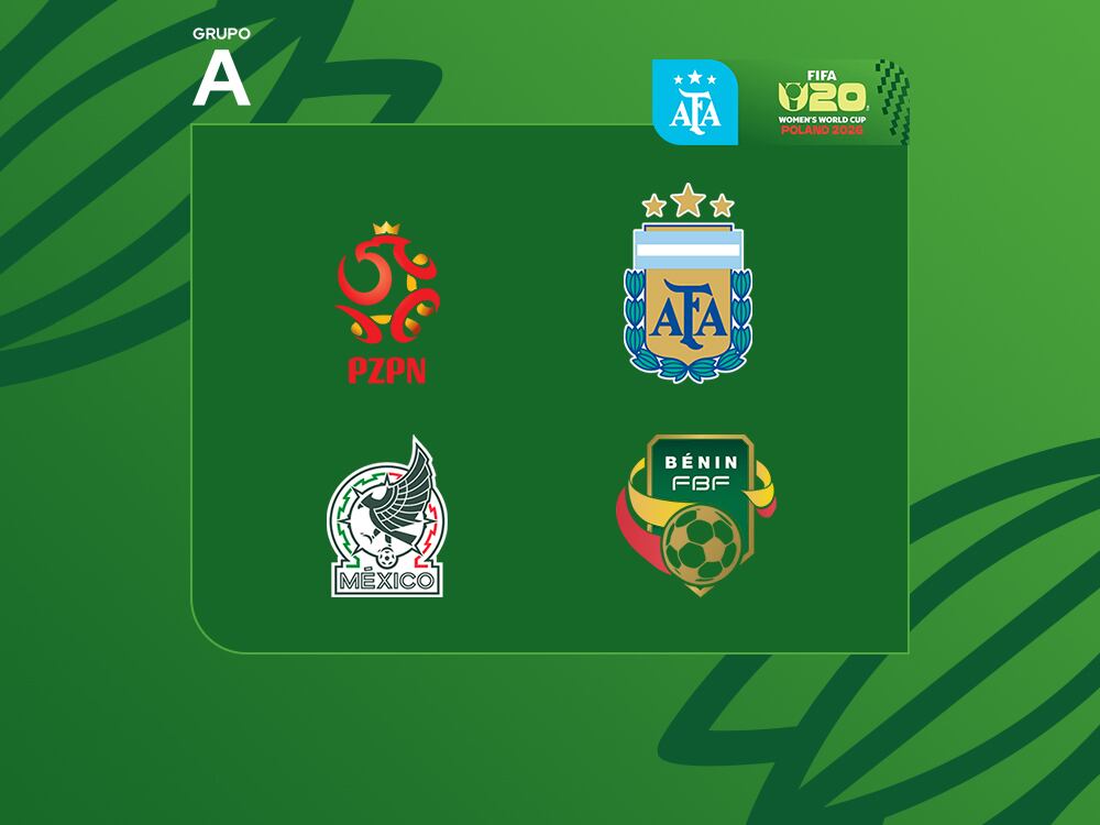 La selección argentina femenina compartirá el Grupo A junto con Polonia, México y Benín en el Mundial Sub 20