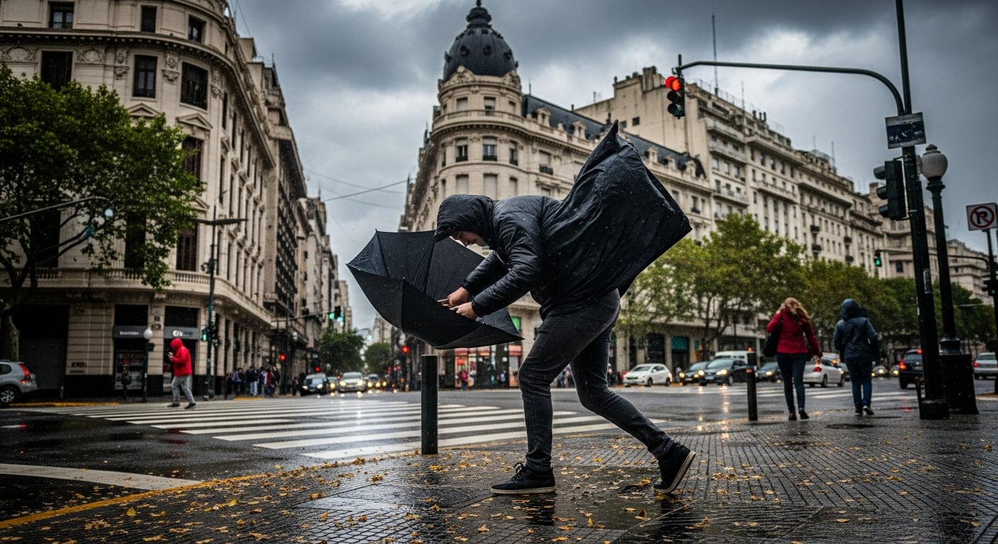 El Servicio Meteorológico Nacional emitió alertas amarillas por vientos intensos y lluvias en Buenos Aires (Imagen Ilustrativa Infobae)