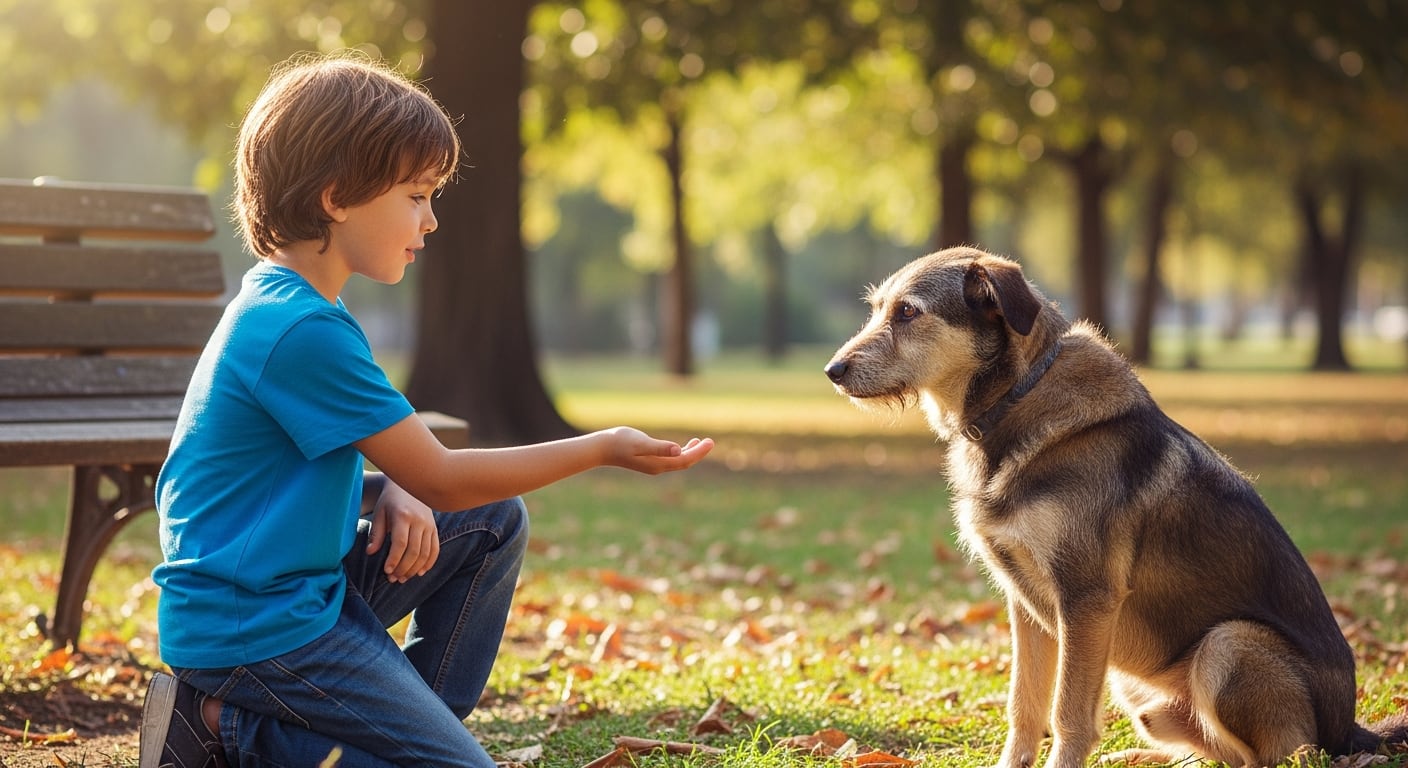 Las mascotas pueden convertirse en verdaderos amigos y refugio emocional para niños y niñas que atraviesan la soledad (Imagen Ilustrativa Infobae)