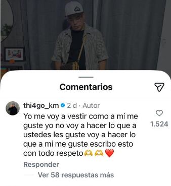 El descargo de Thiago Medina ante las críticas