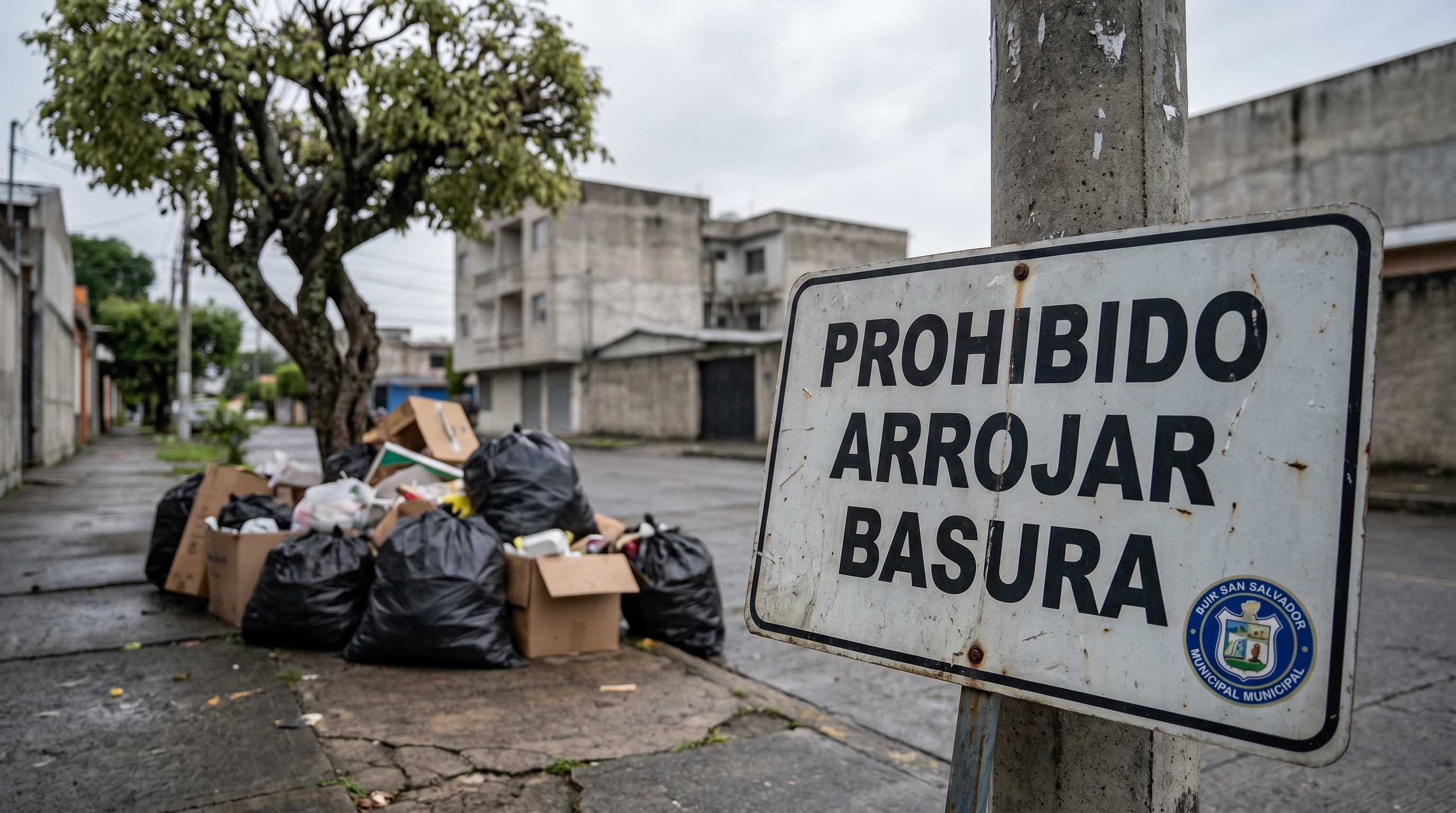 Las multas por tirar basura en San Salvador Centro van desde $50 hasta $2.200 según la gravedad de la infracción. (Imagen Ilustrativa Infobae)