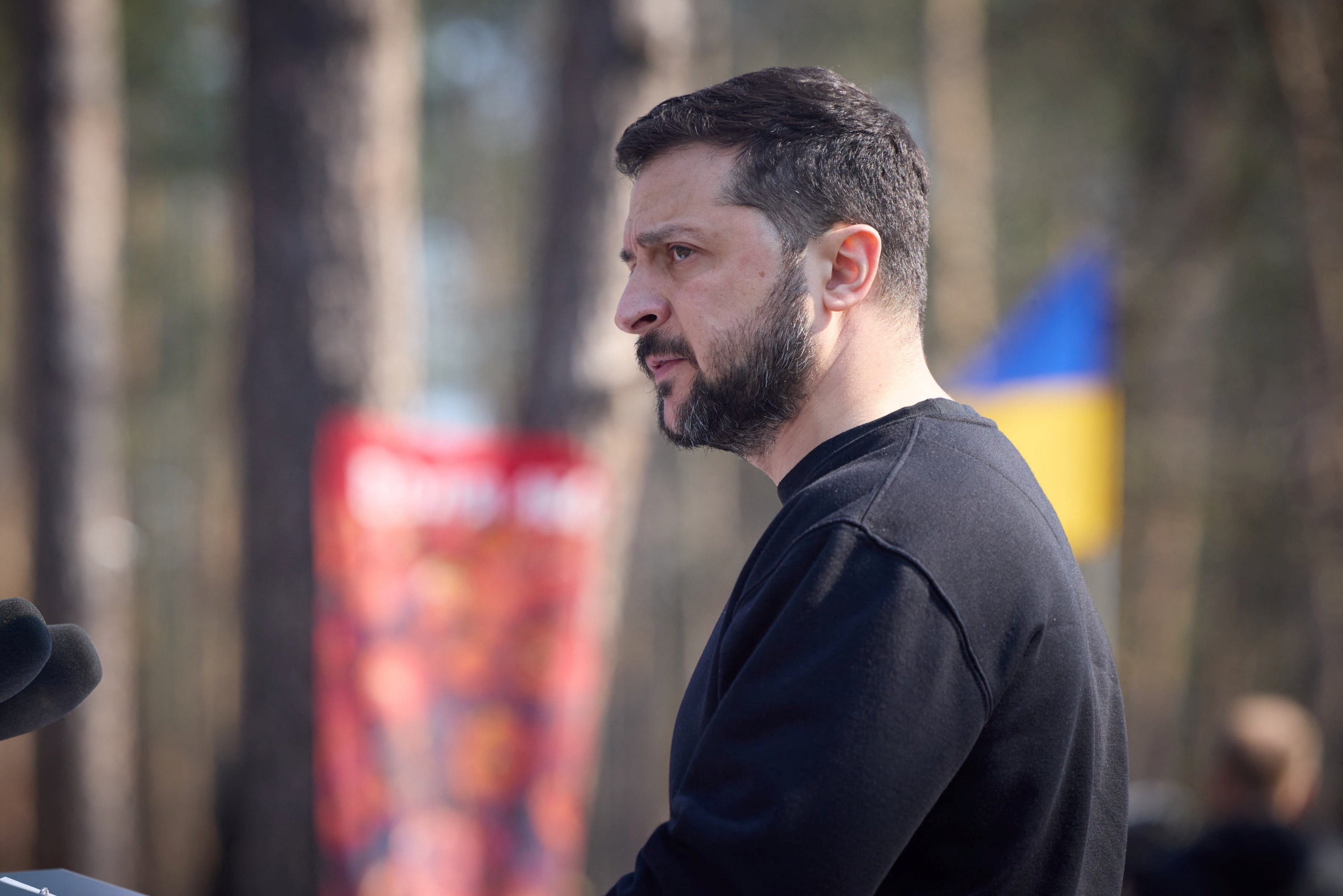 El presidente de Ucrania, Volodímir Zelensky. Ukrainian Presidential Press Service/Handout via REUTERS 