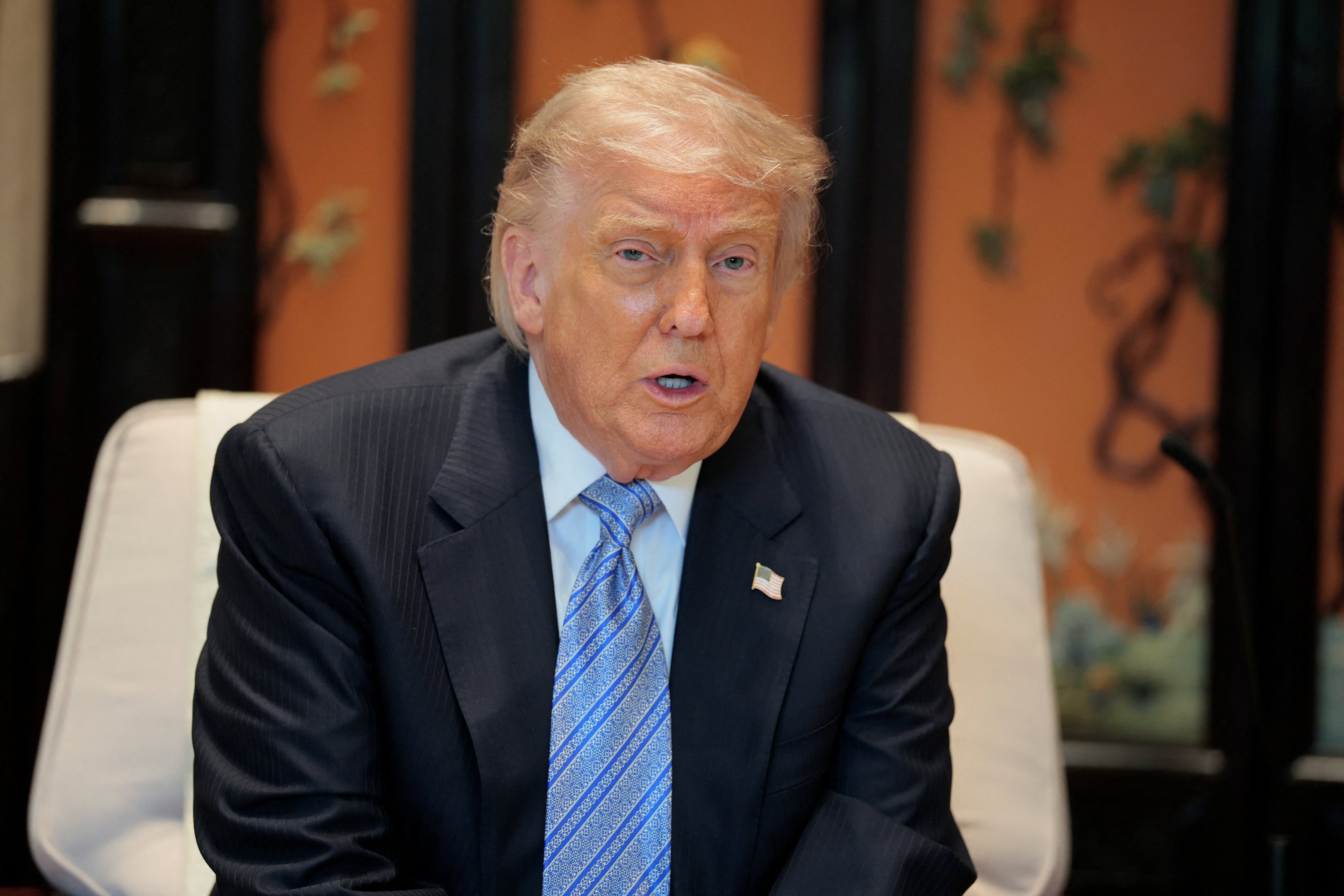 Trump advirtió que su paciencia con Irán “no va a durar mucho más” y que “deberían llegar a un acuerdo” con Estados Unidos (REUTERS)