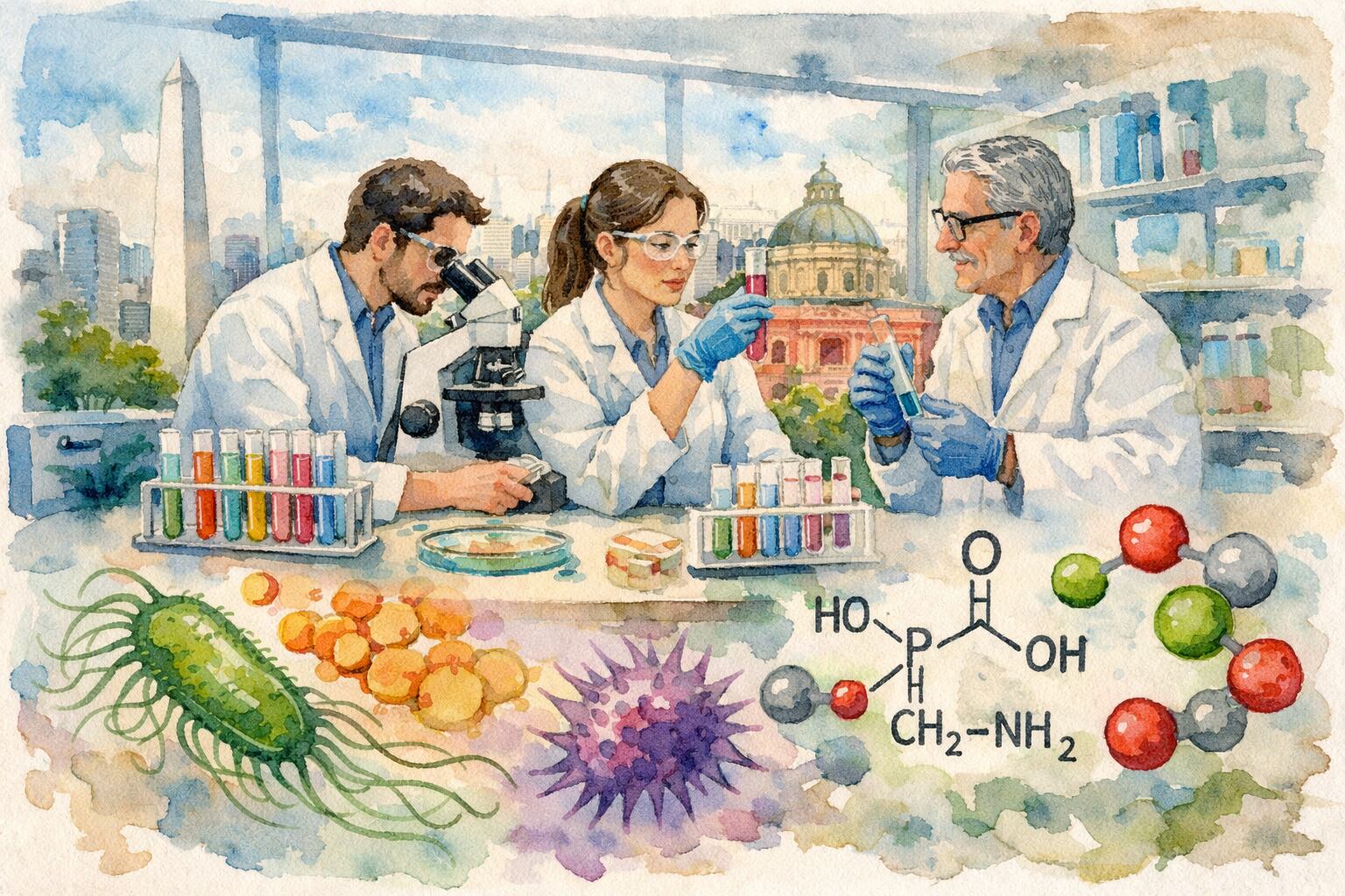 La investigación cuantifica glifosato en orina y analiza el fenotipo bacteriano en materia fecal (Imagen Ilustrativa Infobae)
