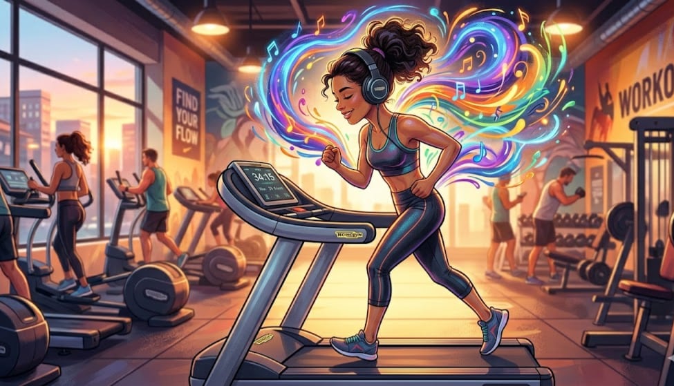 La música personalizada para entrenar eleva la tolerancia mental frente al ejercicio intenso, según un nuevo estudio científico (Imagen Ilustrativa Infobae)