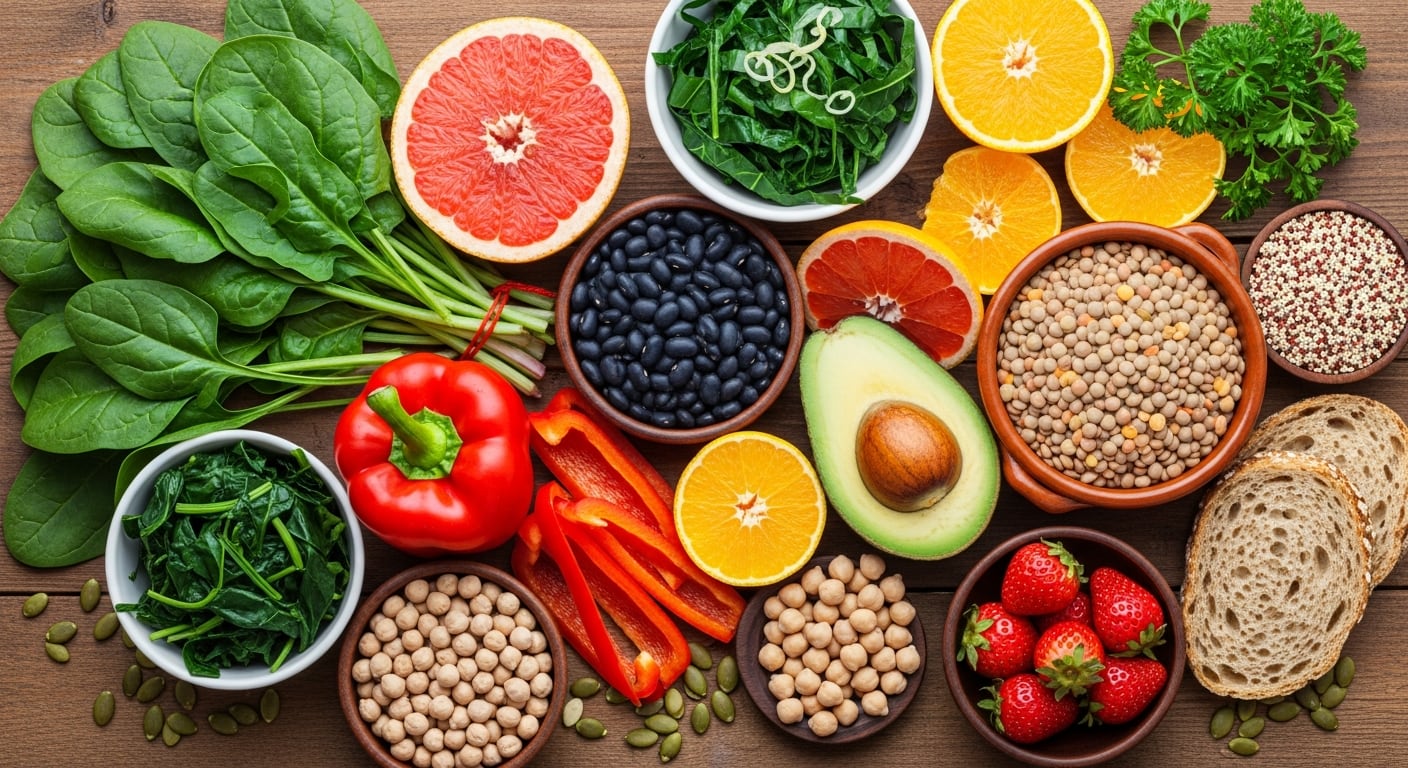 El plato ideal para una comida sin carne incluye una mezcla balanceada de frutas, verduras y cereales integrales (Imagen Ilustrativa Infobae)