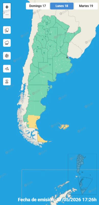 Una semana con temperaturas invernales y sin lluvia: cómo estará el tiempo en el AMBA