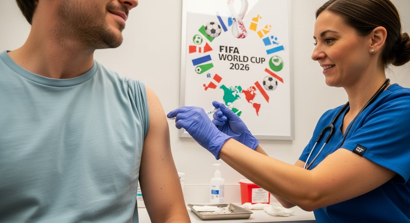 Se recomienda administrar la vacuna contra el sarampión para viajar al Mundial de Fútbol FIFA 2026 (Imagen Ilustrativa Infobae)