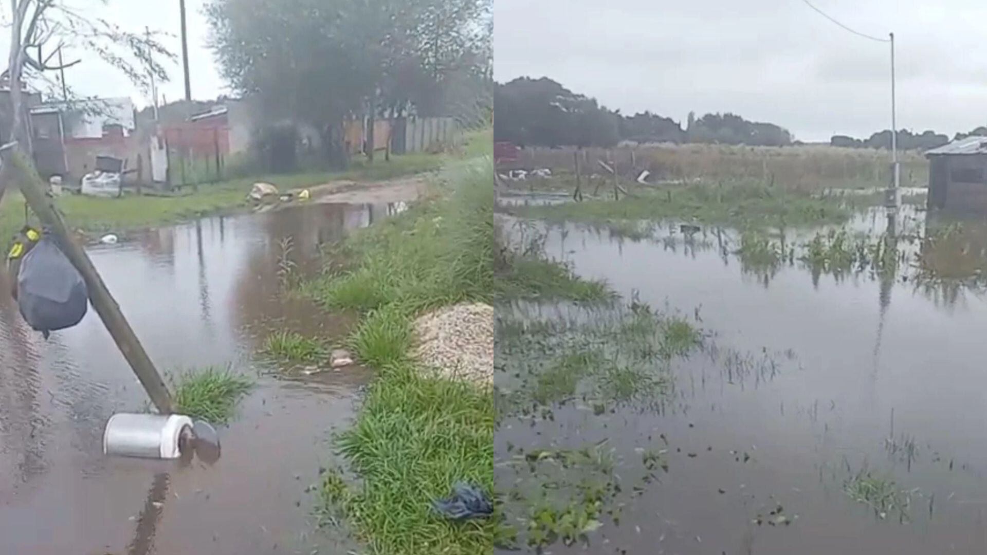 Las intensas lluvias provocaron el aislamiento total en el barrio Lomas de San Patricio (Fuente: 0223)