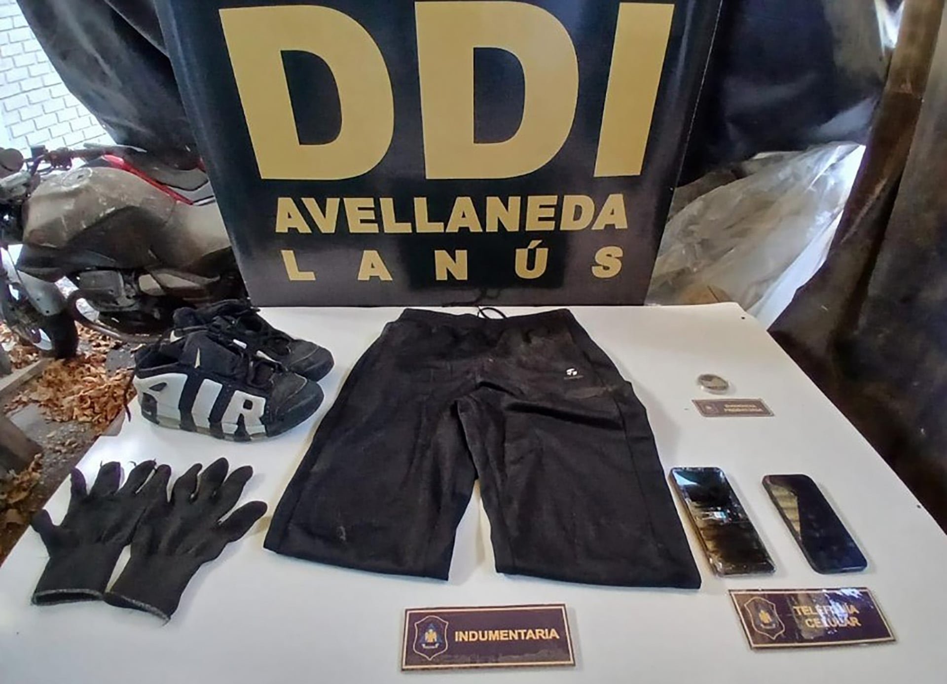 Los elementos secuestrados durante los allanamientos