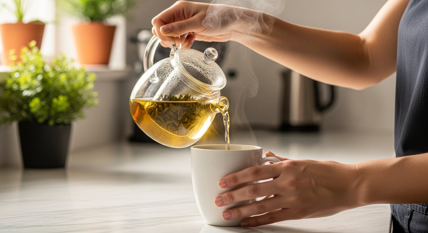 El té verde descafeinado aporta antioxidantes sin interferir con el sueño. (Imagen Ilustrativa Infobae)