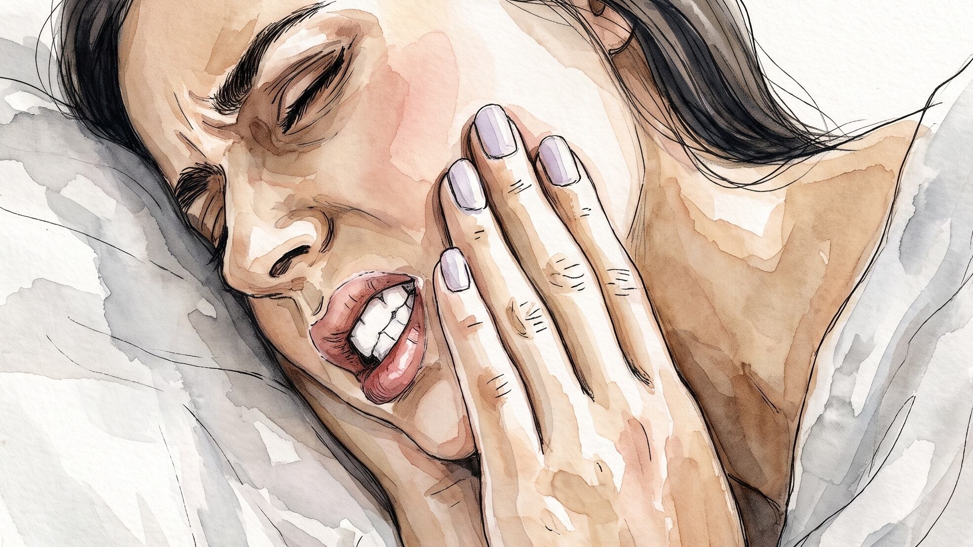 El bruxismo nocturno avanza sin señales claras hasta que aparecen el desgaste dental y el dolor mandibular. (Imagen Ilustrativa Infobae)