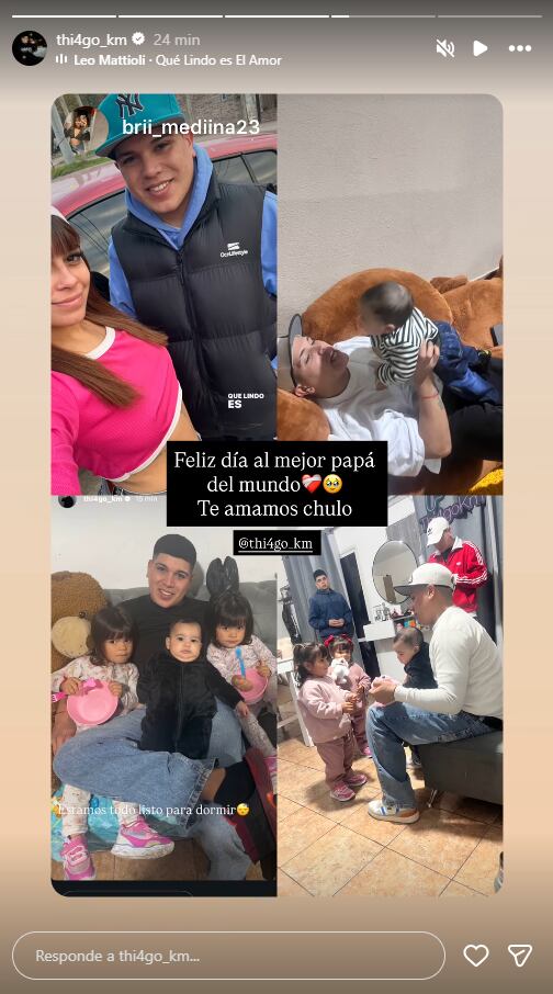 Abrazos virtuales, lágrimas y mucho humor: los saludos del Día del Padre que marcan la jornada de los famosos