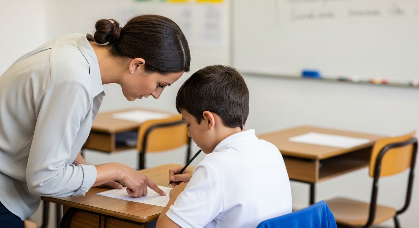 La mayoría de las adecuaciones se concentra en la educación primaria, donde el contacto docente-estudiante facilita la detección.(Imagen Ilustrativa Infobae)