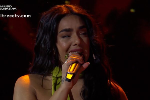 Ángela Leiva cantó junto a Abel Pintos en Es mi sueño y conmovió a todos: “Esperé mucho este momento”