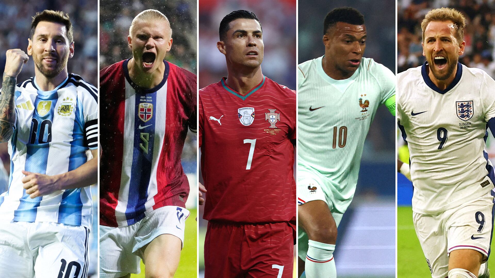 Lionel Messi ocupa el puesto 25 del ranking mientras que Cristiano Ronaldo cierra la lista en el 50