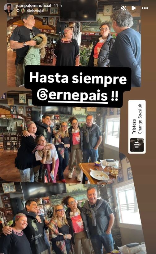 El adiós de Juan Palomino a Ernestina