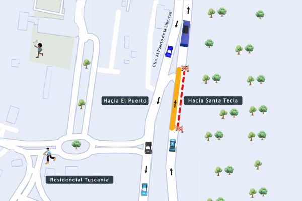 Autoridades de El Salvador anuncian cierre parcial de la carretera al Puerto de La Libertad por instalación de una pasarela