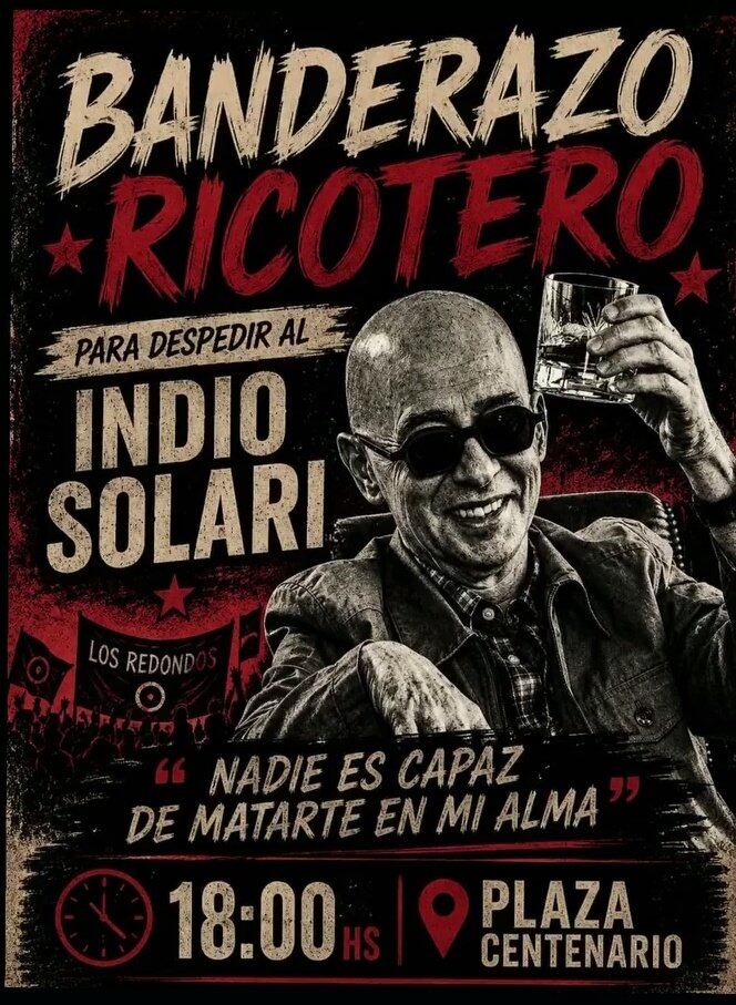 Trelew, ciudad de Chubut, es otra de las ciudades que recordarán al Indio Solari