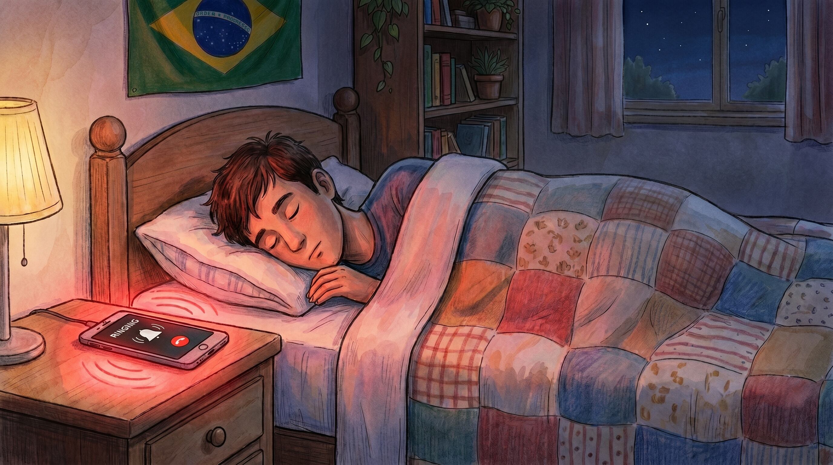 Millones de brasileños recibieron en sus teléfonos móviles una falsa alarma de emergencia durante la madrugada (Imagen Ilustrativa Infobae)