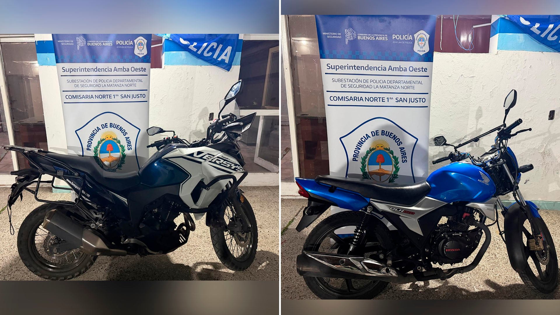 Buscaban a tres motochorros que robaron una camioneta y encontraron un desarmadero clandestino en La Matanza