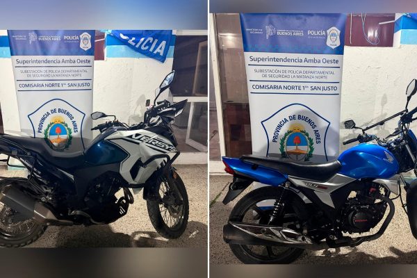 Buscaban a tres motochorros que robaron una camioneta y encontraron un desarmadero clandestino en La Matanza