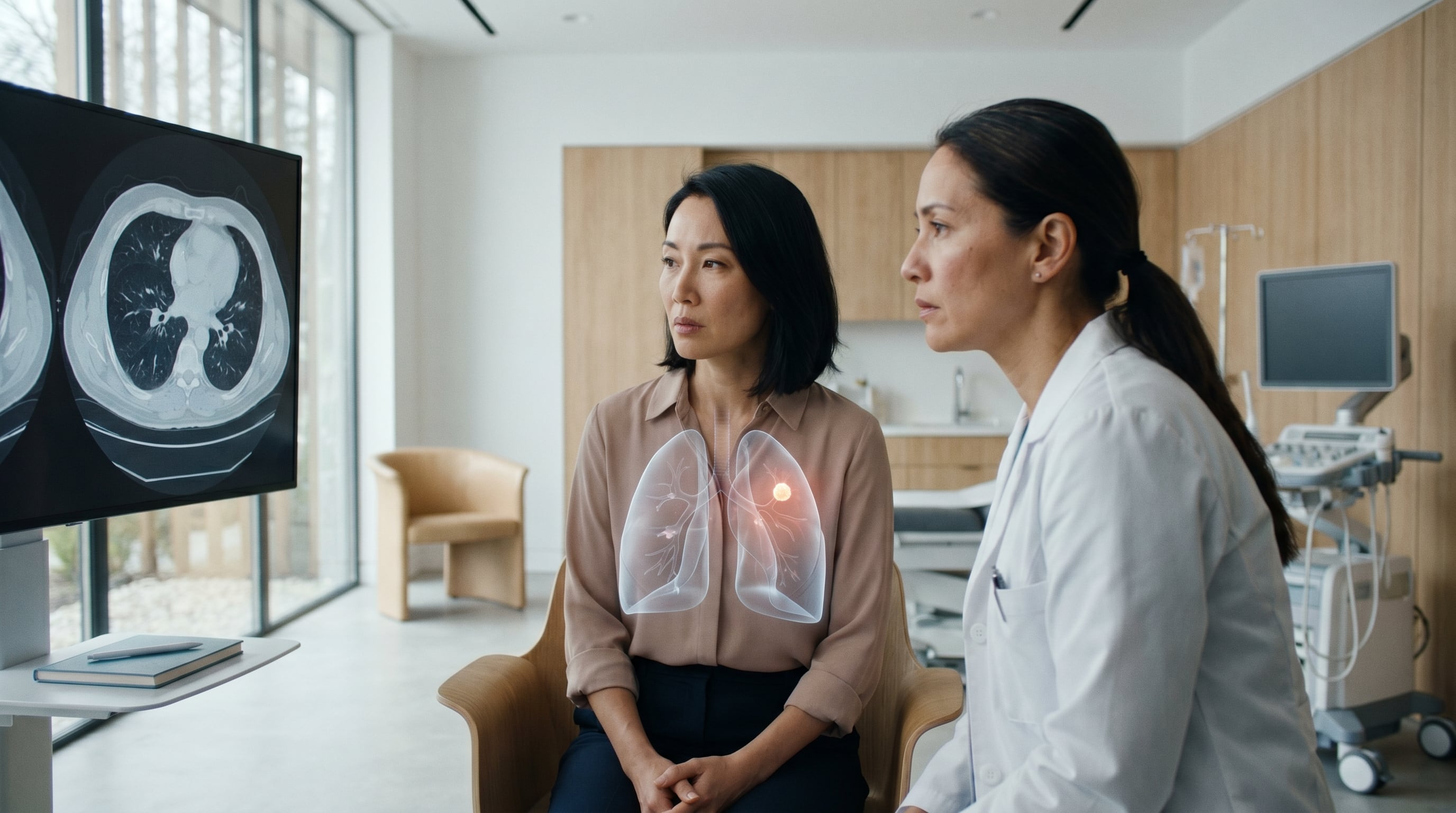 El cáncer de pulmón en no fumadores constituye una entidad clínica distinta con factores de riesgo y mutaciones propias (Imagen Ilustrativa Infobae)