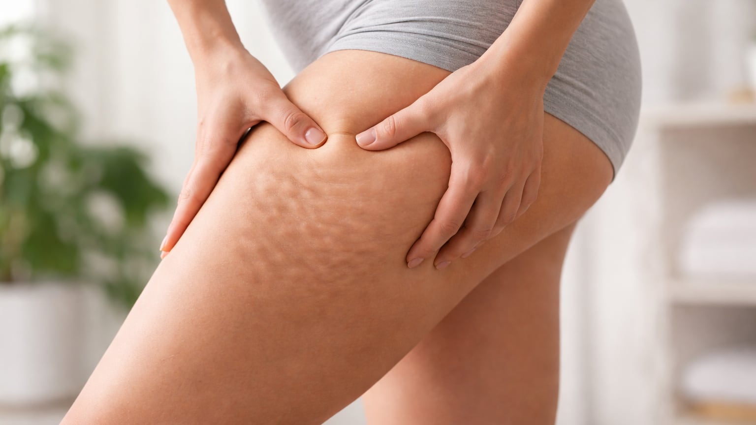 El aspecto de la celulitis se produce cuando los adipocitos aumentan de tamaño y los septos fibrosos tiran de la piel mientras la grasa empuja hacia arriba (Imagen Ilustrativa Infobae)