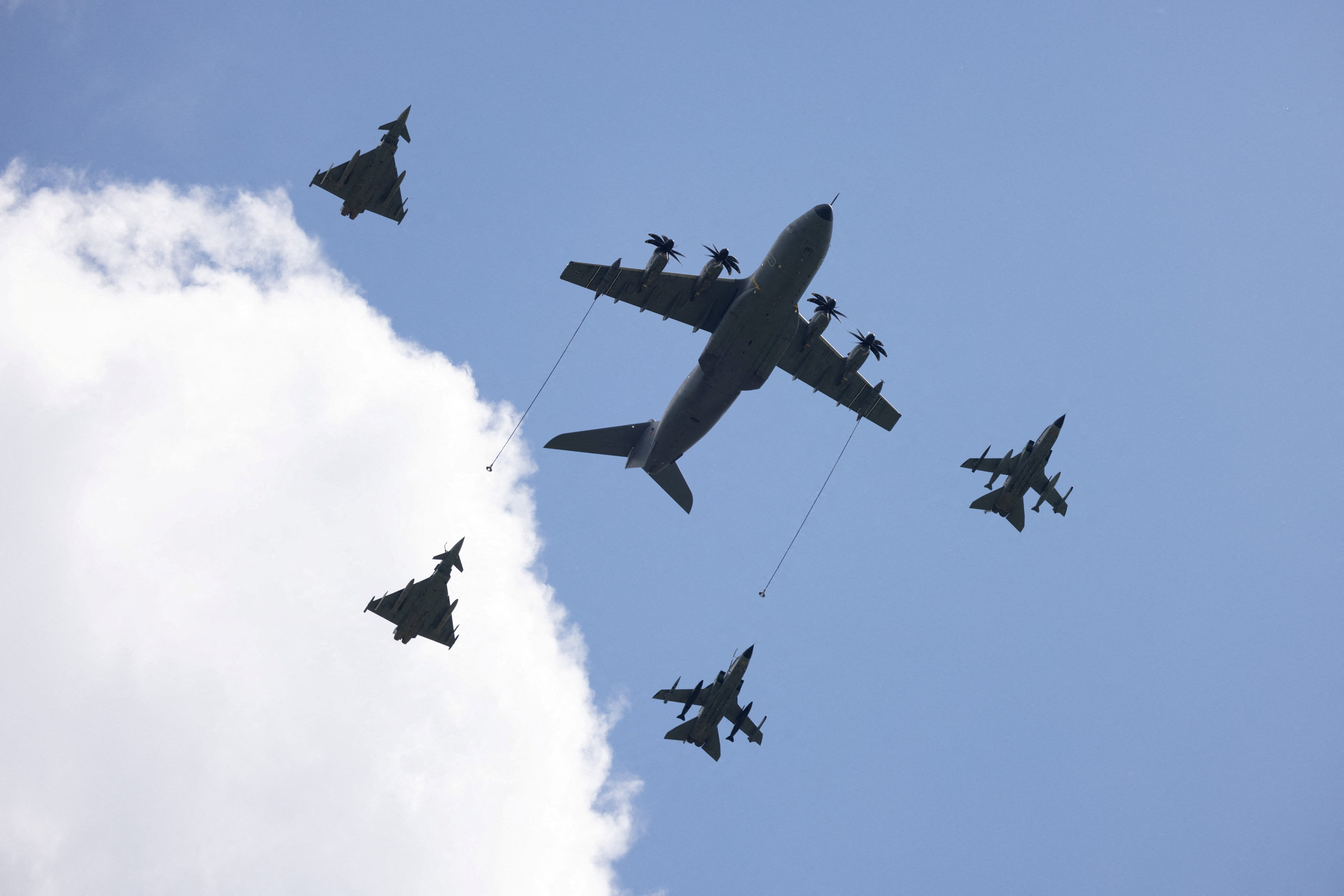 La evaluación chilena también incluye al C-27J de Leonardo y al Airbus A400M, aunque ambas opciones tienen menos posibilidades (REUTERS/Axel Schmidt)
