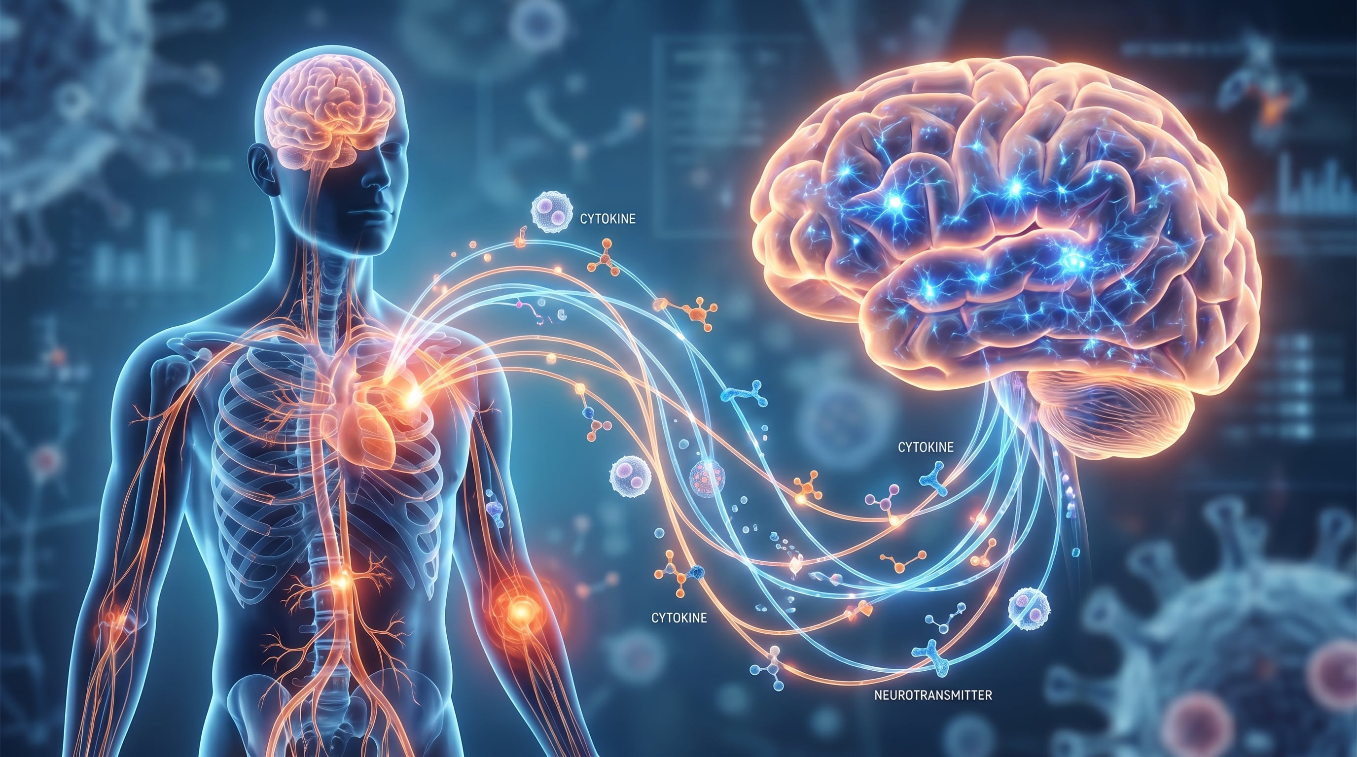 La investigación científica sostiene que la inflamación corporal puede modificar el cerebro y contribuir a la ansiedad, la depresión y el deterioro cognitivo (Imagen Ilustrativa Infobae)