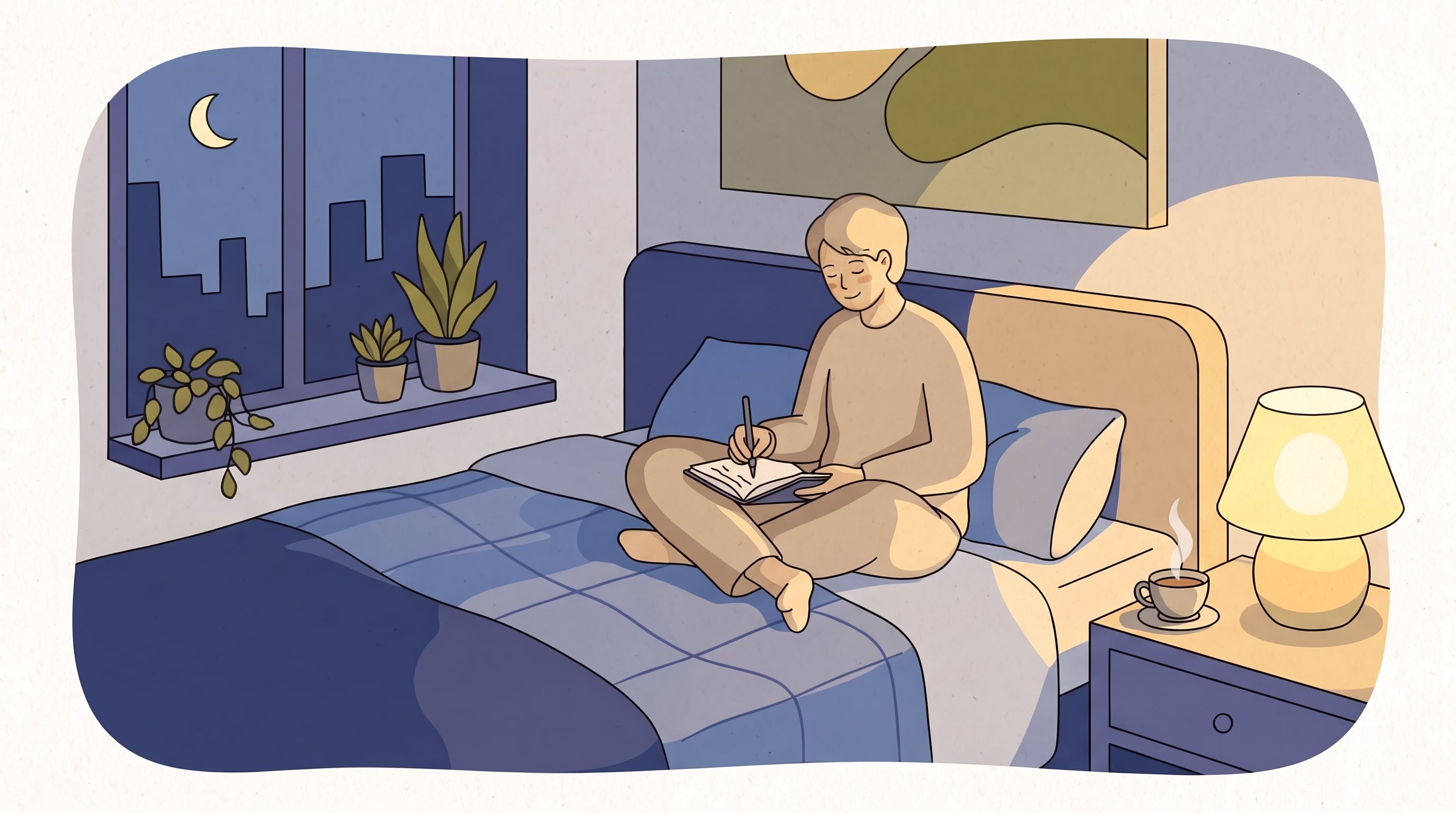 El estrés anticipatorio antes de una presentación laboral o un examen puede causar insomnio y despertares nocturnos (Imagen Ilustrativa Infobae)
