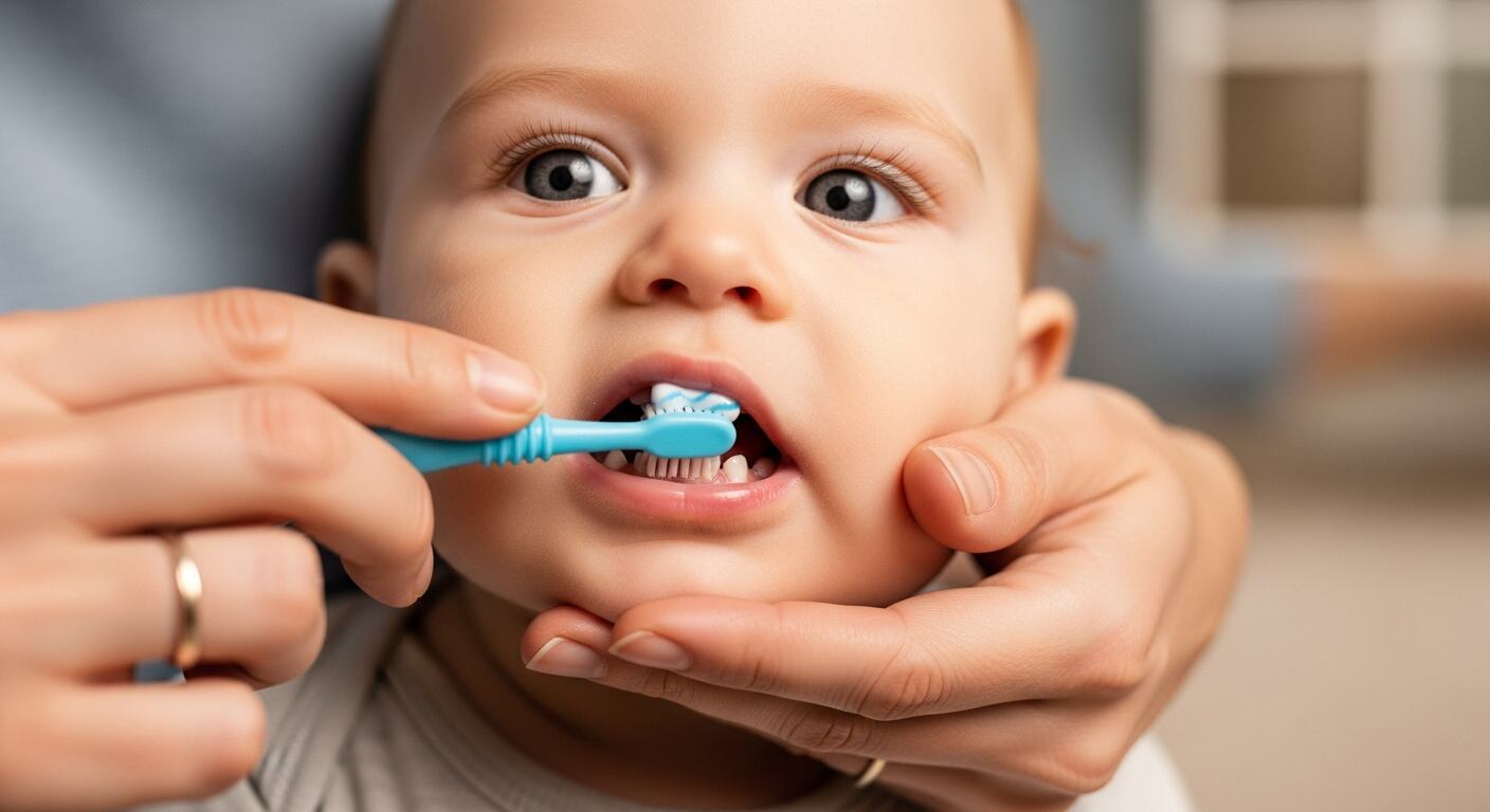 El uso de pasta dental con fluoruro en cantidades adecuadas por edad protege los dientes de los niños y minimiza riesgos por el contacto con el producto - (Imagen Ilustrativa Infobae)