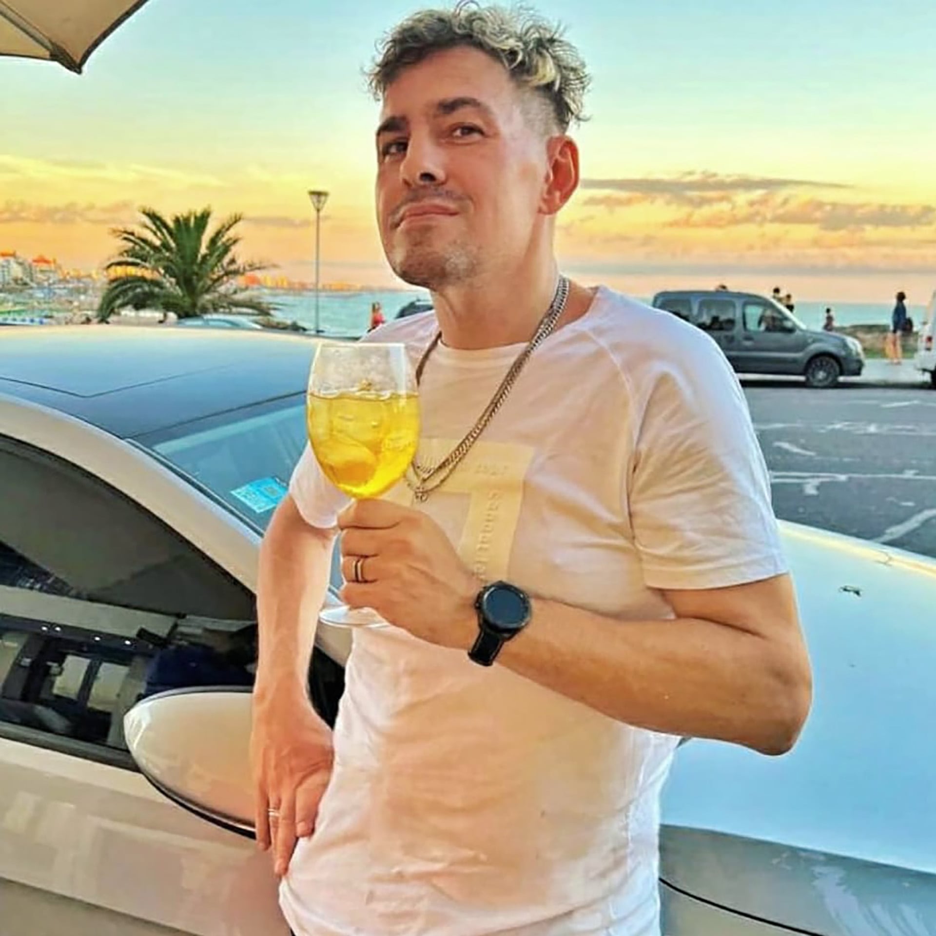 Cohen Arazi en sus redes sociales, foto posteada en 2022