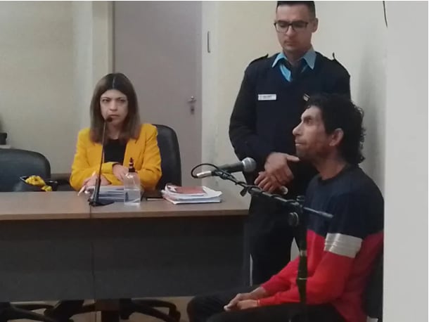 Rafael Arturo Lucero realizó un juicio abreviado por golpear por segunda vez a su expareja (Fuente: Tiempo de San Juan)